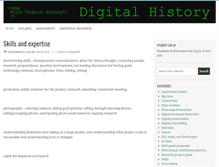 Tablet Screenshot of digitally.doinghistory.com