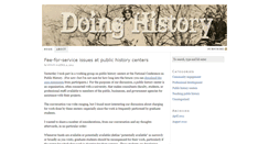 Desktop Screenshot of doinghistory.com