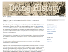 Tablet Screenshot of doinghistory.com
